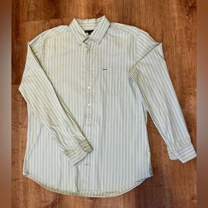 Men’s green stripe Gap Dress shirt